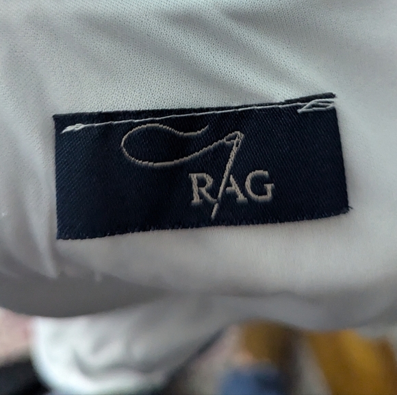 Vintage Rag cotton united states currency dollar bill patriot skirt woman's 24 - Picture 7 of 7